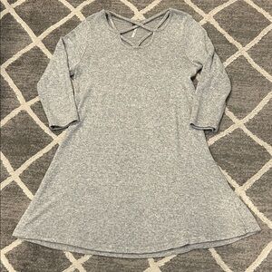 Poof Girl Gray Soft Dress